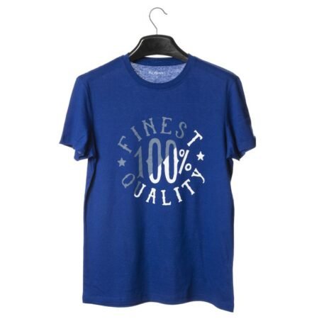T SHIRT COTTON - BLEU