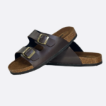 TONY P MULE ORTHOPÉDIQUE CUIR Homme  - Marron