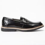 Tony P - Mocassin Ciré NOIR