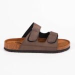 Tony P. - MULE MARRON Homme ORTHOPÉDIQUE