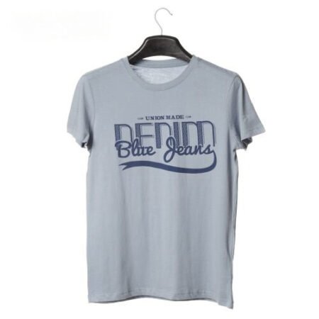 T SHIRT COTTON - BLEU CIEL