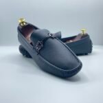 Tony P Mocassin En Simili Cuir Souple- Tony P – Homme – Bleu Marine