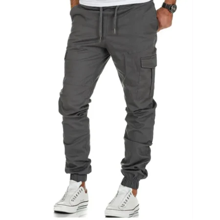 Tony Backer Pantalon CARGO Homme- grey