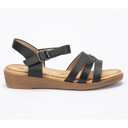 sandale femme noir
