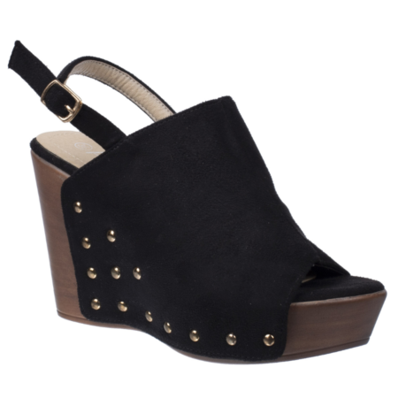 sandale femme noir